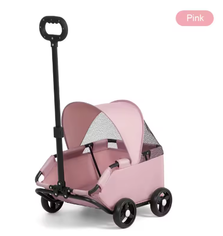 Small pet stroller for dogs, cats, teddy bears, strollers, outdoor activities, lightweight and foldable