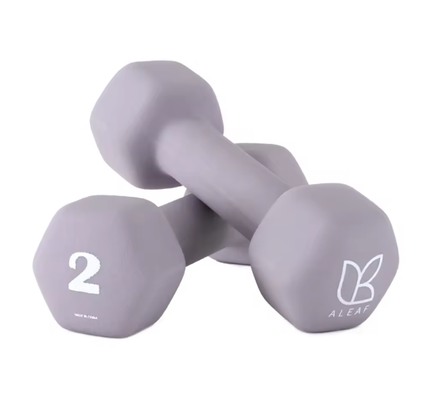 ARIF Neoprene Color Hex Dumbbells (Pair) – 0.5kg to 5kg