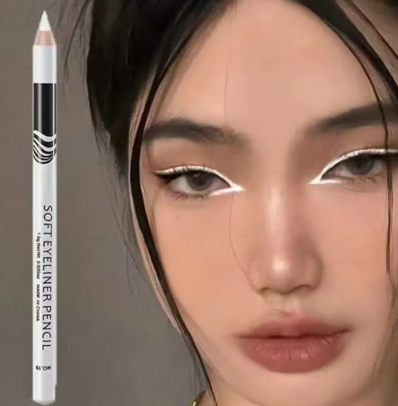 White Eyeliner Pencil – Soft, Long-Lasting, Waterproof Eye Makeup Tool