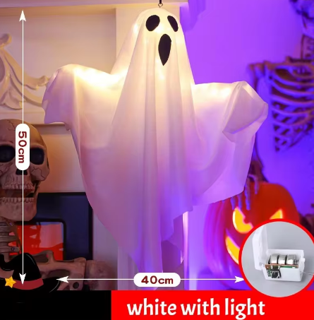 (🎃Season Limited) Halloween LED Ghost Decoration Indoor/Outdoor Mood Light Interior Prop