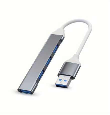 4-port USB-C hub 3.0/3.1 OTG adapter, compatible with PCs and MacBooks