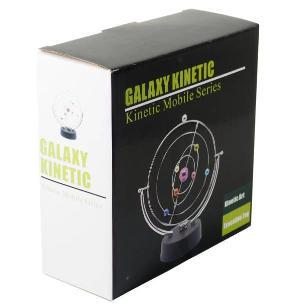 Rotation Perpetual Motion Swing Celestial Globe – Kinetic Orbital Pendulum Home Decor