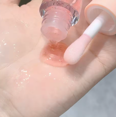 Water Light Lip Gloss - Transparent Jelly Moisturizing Lip Oil, Plumping Lip Care Makeup