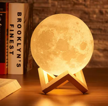 LED Moon Light Galaxy Light, Moon Night Light, Bedroom Decoration Indoor Lighting