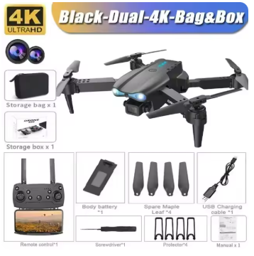 Pro 6K HD Drone – 4-Axis Quadcopter with Remote & Altitude Hold