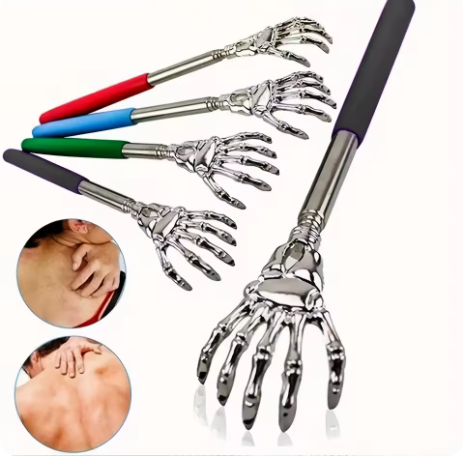 Portable Stainless Steel Expandable Back Scratcher – For People and Pets
