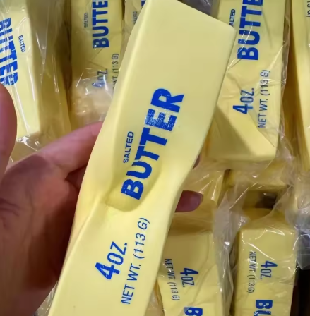 Antistress Butter Stick Squishy Toy, Cheese Stick Stress Relief Toy