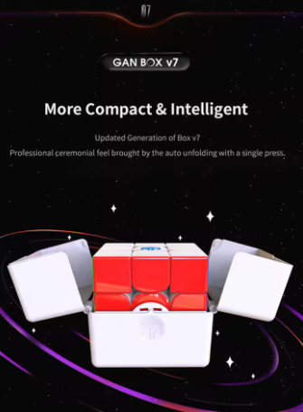 GAN 11 M Pro Magnetic 3x3 Speed Cube, UV Coated Puzzle Toy