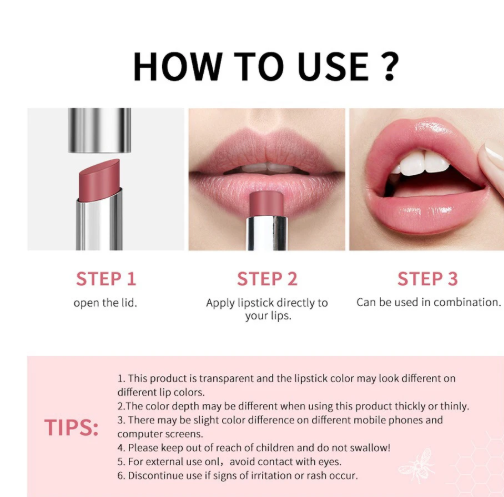 Vitamin E Pink Honey Lip Balm β Natural Tinted Care