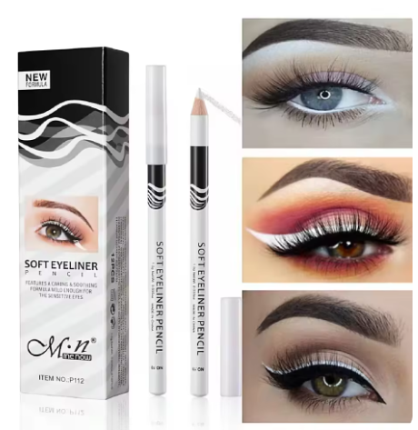 White Eyeliner Pencil β Soft, Long-Lasting, Waterproof Eye Makeup Tool