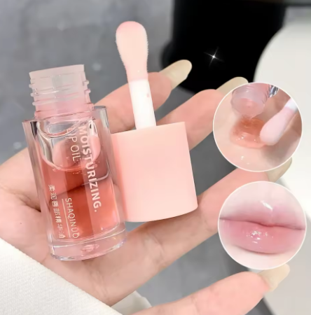 Water Light Lip Gloss - Transparent Jelly Moisturizing Lip Oil, Plumping Lip Care Makeup