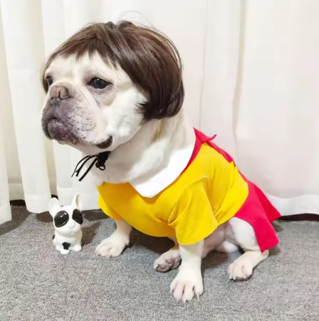 NONOR Pet Wigs - Cosplay Hair Hats, Halloween & Christmas Props for Dogs & Cats