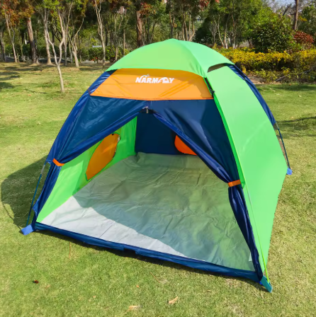 Children's Camping Play Tent - Large Indoor/Outdoor Playhouse, Gift