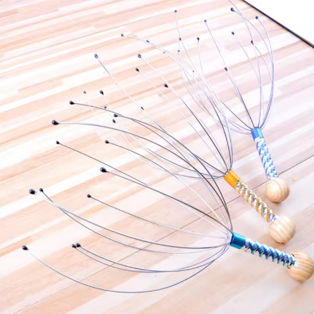Octopus-shaped scalp massager – for stress relief and health care, and a body scratcher.