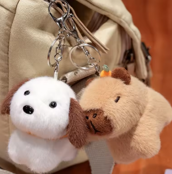 Cute Capybara Bag Keychain Doll
