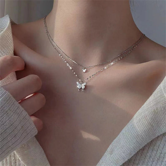 Premium butterfly necklace