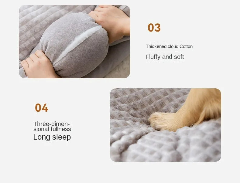 Premium quality warm and soft pet bed