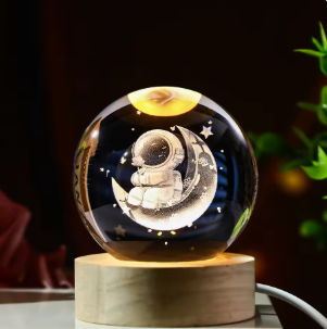 Glass Bead Solar System Planet Craft Crystal Ball