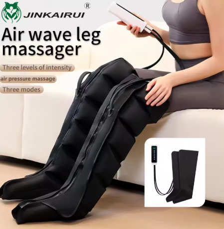 Jinkairui Electric Air Leg Massager, Kneading & Compression, Calf & Foot Remote Control