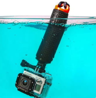 Water floating hand grip handle