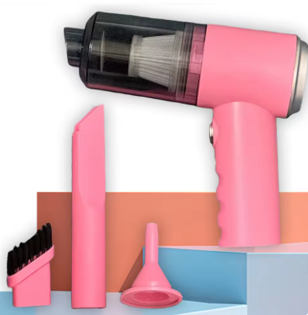 3-in-1 vacuum cleaner β integrated suction and blowing, USB rechargeable, compact for car and home use