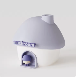 Cute Mushroom House Humidifier & Lighting