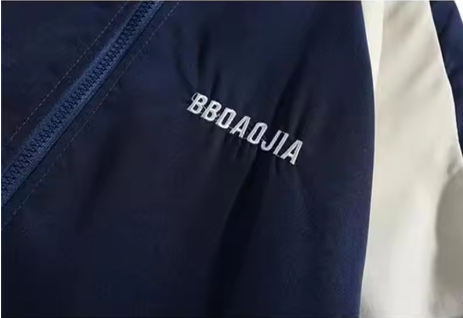 Hip-hop patchwork windbreaker jacket, a unisex spring/fall street fashion outerwear.