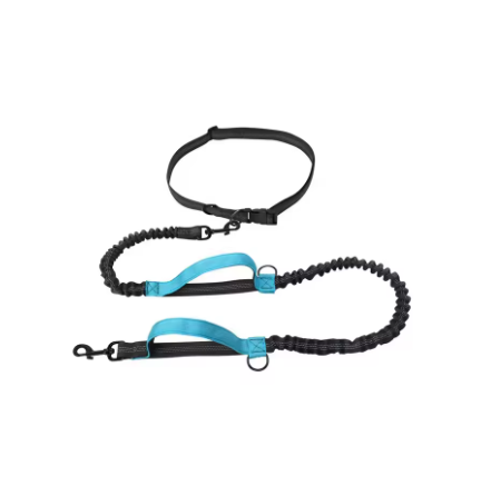 Reflective Running Dog Leash 🐕🦺✨ Hands-free Jogging Harness