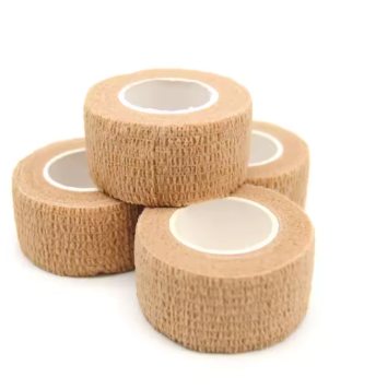 Self-adhesive elastic bandage – skin-colored, non-woven stretch tape, for exercise
