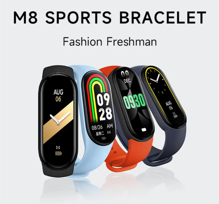 Mi Band 8 Smart Bracelet – Heart Rate, SpO₂ & Fitness Tracker
