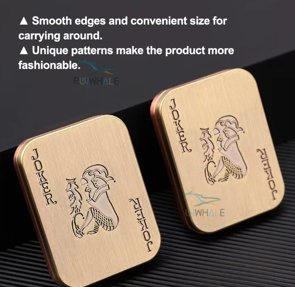 EDC Push Slider Metal Fidget Stress Reliever Toy