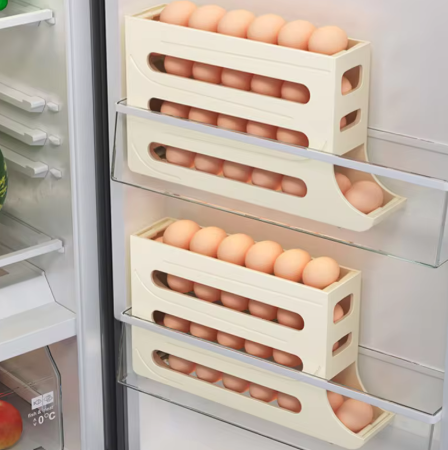 Automatic Rolling Egg Holder β 30-hole, Vending Machine-style Automatic Rolling Egg Holder