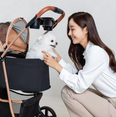 (LETO) Leto Dog Stroller, Lightweight One-Touch Quick-Folding LDS-Q01