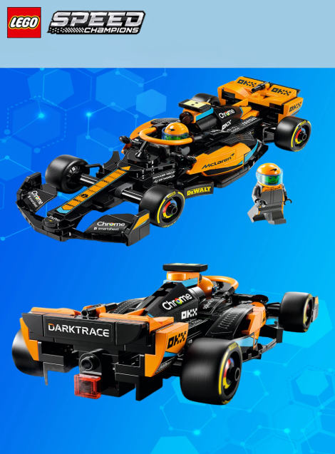 LEGO 76919 Speed Champions 2023 McLaren Formula 1 Race Car