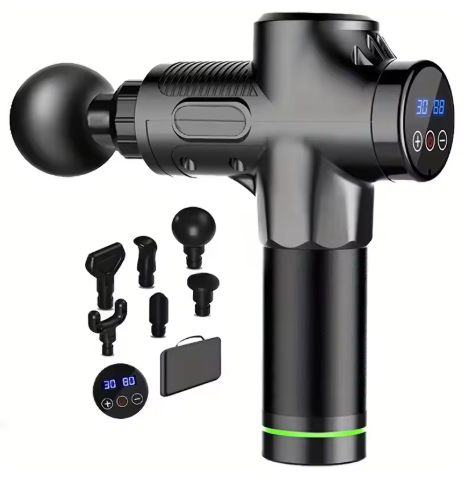 Portable Massage Gun β Deep Muscle Relaxation, Vibrating, Full Body, Neck, and Back