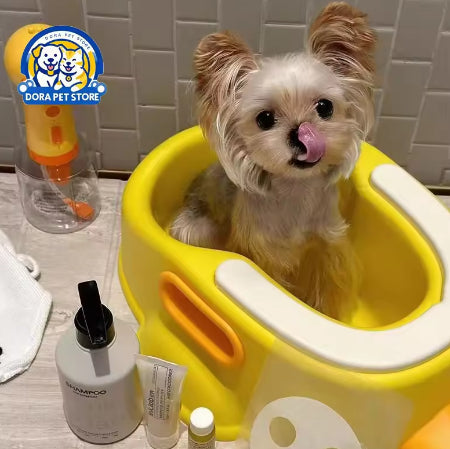 Small Pet Cute Teddy Cat Bathtub Corgi Small Bath Tub