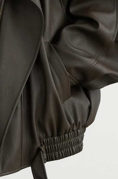 CHIC VEN Women’s PU Leather Jacket