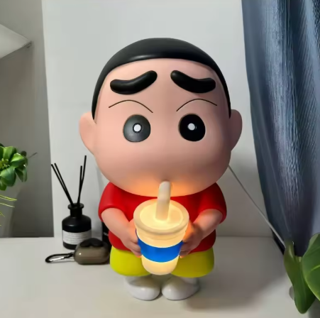 Crayon Shin-chan Character Bedside Mood Lamp – Cute Cartoon Design, Gift Nightlight