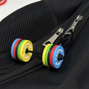 2025 Barbell Keychain β DIY Silicone Dumbbell Keyring for Fitness Lovers & Gym Gifts