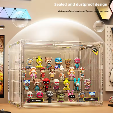 3-Tier Acrylic Display Rack - Clear Showcase & Organizer