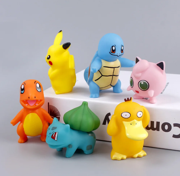 6-Piece Pokémon Anime Figures