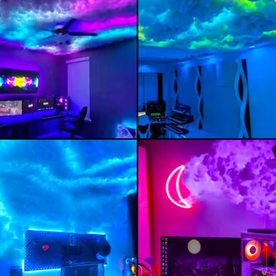 DIY Thunder Cloud LED Strip Light