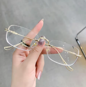 Limited quantity Transparent Square Rimless