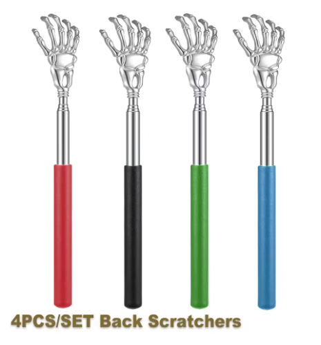 Portable Stainless Steel Expandable Back Scratcher – For People and Pets