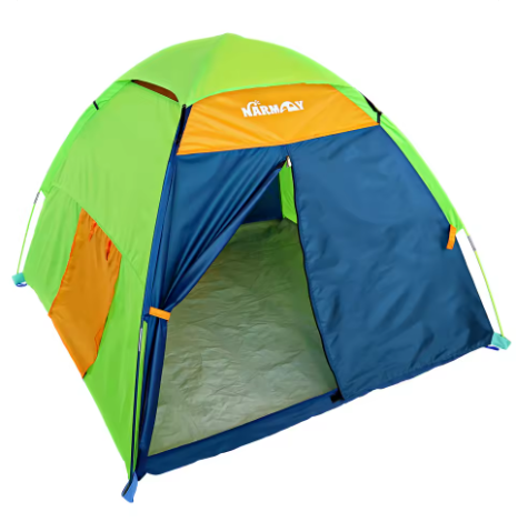 Children's Camping Play Tent - Large Indoor/Outdoor Playhouse, Gift