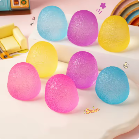 Soft Color Sugar Ball Squishy – Stress Reliever Fidget Toy