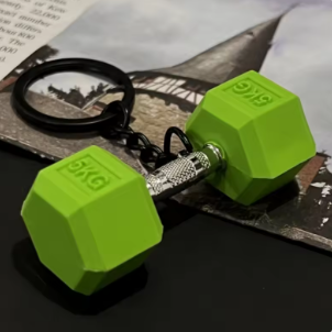 2025 Barbell Keychain β DIY Silicone Dumbbell Keyring for Fitness Lovers & Gym Gifts