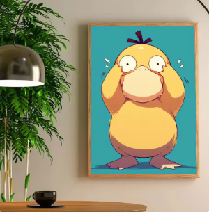 P-Psyduck Poster Wall Decor