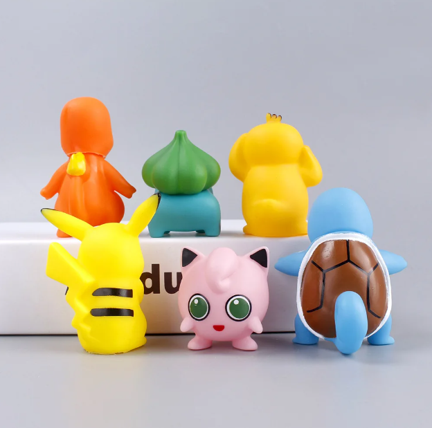 6-Piece Pokémon Anime Figures