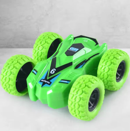 Double-sided pullback car crash prevention and durable children's toy